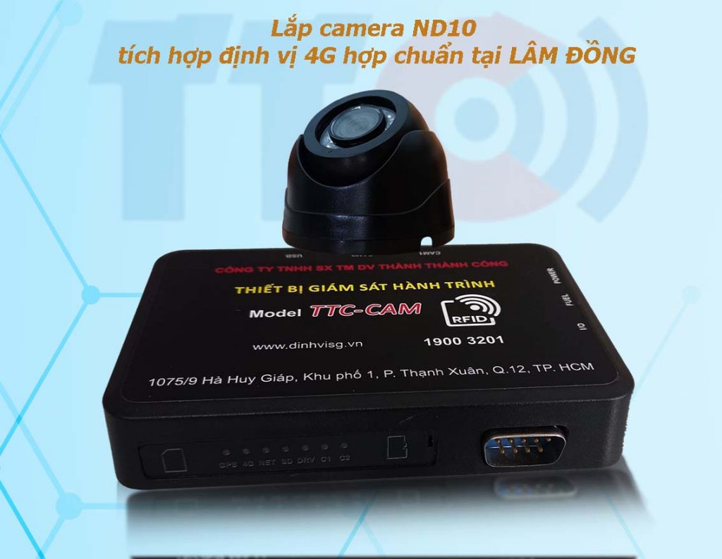 LAP CAMERA ND10 TÍCH HOP DINH VI 4G HOP CHUAN TAI LÂM ĐỒNG