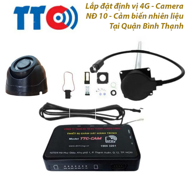 lắp đặt định vi 4g-camera nd 10-cảm biến nhiên liệu quận Bình Thạnh